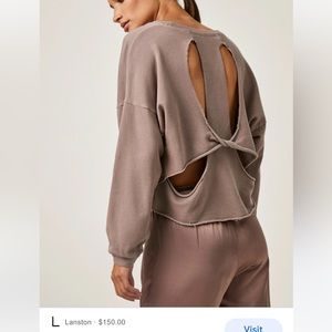 Lanston Cutout Back Pullover Size XS